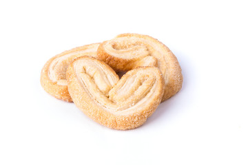 Several tasty hispanic snack cookies stacked together