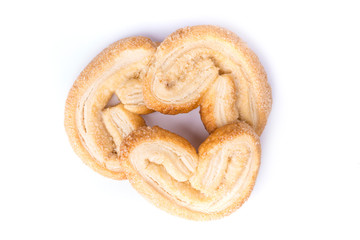 Several tasty hispanic snack cookies stacked together