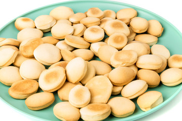 Pile of filipino phillipino plain crunchy traditional paborita crackers