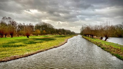Canal meandering through nagure