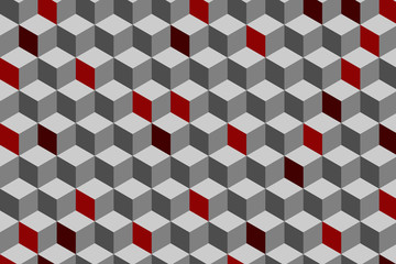 3d monochrome background design with cubes