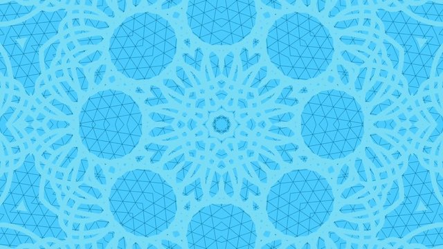 Bright seamless kaleidoscope pattern stock Video Footage For Big Project