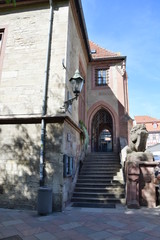 Altes Rathaus in der Stadt Göttingen in Niedersachsen