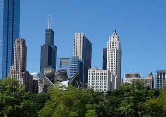 Fototapeta na wymiar Chicago, Skyscraper