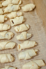 Traditional sweet Eastern Europe filling with Turkish delight and cocoa