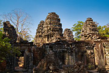 Fototapeta na wymiar Tempel in Ankor Wat