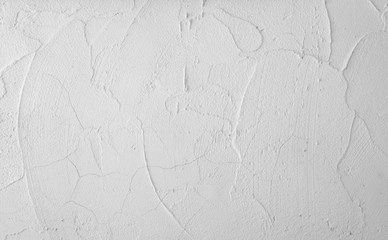 White color of rough surface mortar concrete wall with random texture cement plaster masory man's...
