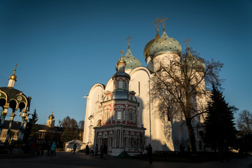 The Holy Trinity-St. Sergius Lavra. Sergiev Posad. Golden ring of Russia.