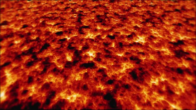 surface of red Orange lava flowing down background 3d rendering