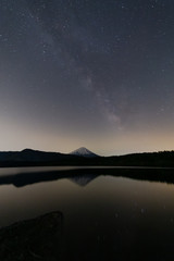 富士山と天の川 / Mount Fuji and Milky Way