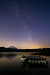 富士山と天の川 / Mount Fuji and Milky Way
