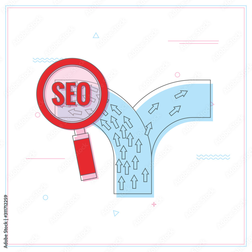 Poster seo website searching optimization process