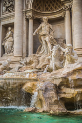 Italy / Rome 14. December 2019  Fontana di Trevi (Lovers fountain) 