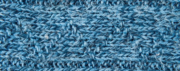 Closeup of the knitted details background