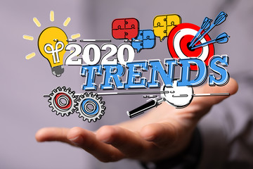 year 2020 business solution concept