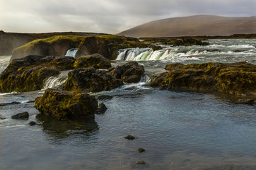 Godafoss is a very beautiful Icelandic waterfall. It is located on the North of the island,Iceland's Golden Ring tourist route