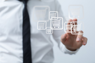 percent shopping digital in hand