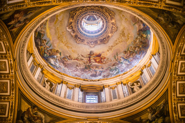 Italy / Rome 14. December 2019 Basilica of Santa Maria Maggiore, photo of one of the halls