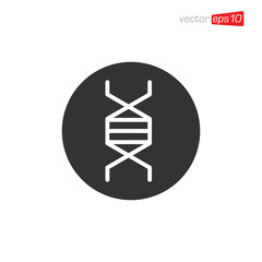 DNA Icon Logo Design Template