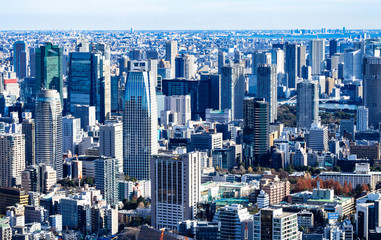 東京・高層ビル・都市風景イメージ
