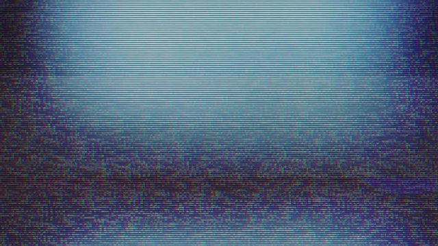 Old TV Screen Noise Flickers. Damaged Analog Video Signal With Bad Interference. Real VHS Glitch Effects