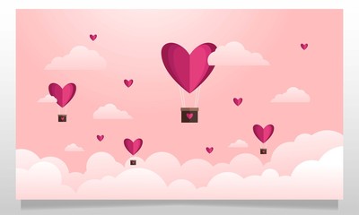 Love is in the air illustration design