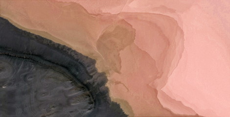 Red Indian,  abstract photography of the deserts of Africa from the air, aerial view of desert...