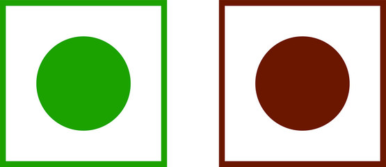 illustration vector icon of veg or non veg easy to use and edit