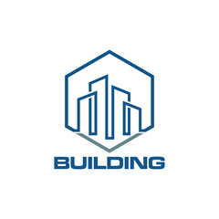 Building Construction Real Estate Logo Template Vector Icon