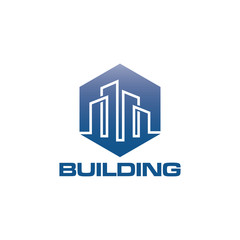 Building Construction Real Estate Logo Template Vector Icon