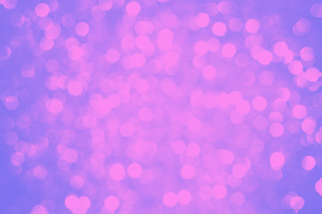 Purple violet pink gradient background. Blurred lights background