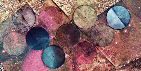 unity within variety,  abstract photography of the deserts of Africa from the air, aerial view of...