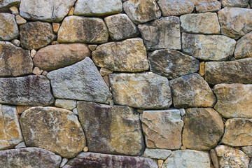 Old wall made of stone.
