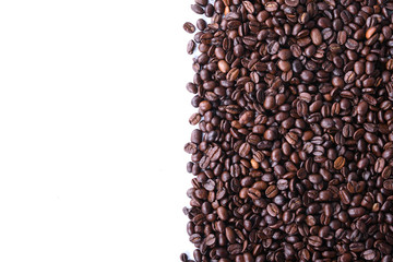  Coffee beans isolated on white background