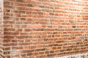 Obraz premium Brick wall interior design. Cozy atmosphere