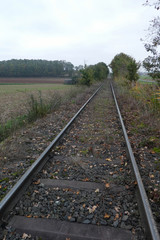 Fototapeta premium Eisenbahngeleise