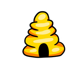 Stylized Cartoon Beehive