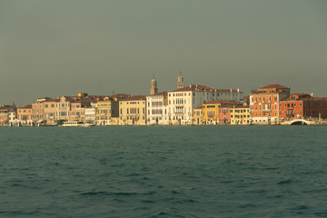 Obraz premium view of Venice across the lagoon