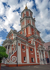 Archangel Gabriel church in Moscow, Russia. Year of construction 1707