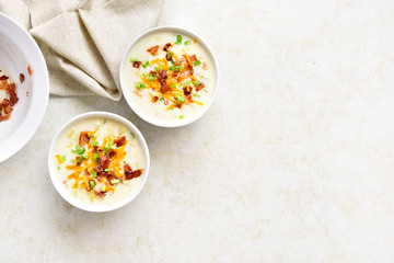 Creamy potato soup