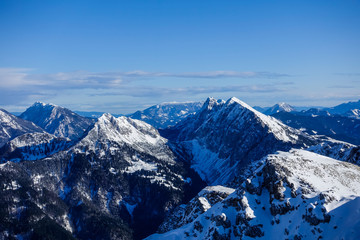 Mountains in winter (Karavanke)