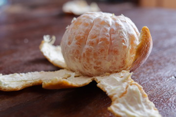 Fresh Orange fruits isolated on white background