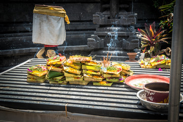A beautiful view of Tanah Lot temple in Bali, Indonesia.