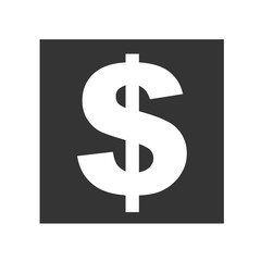 dollar sign icon vector illustration for website and design icon