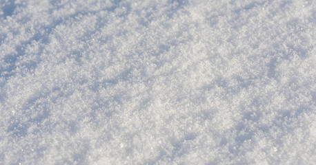 pattern on fresh fallen snow