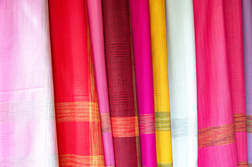 Fototapeta na wymiar colorful textile background