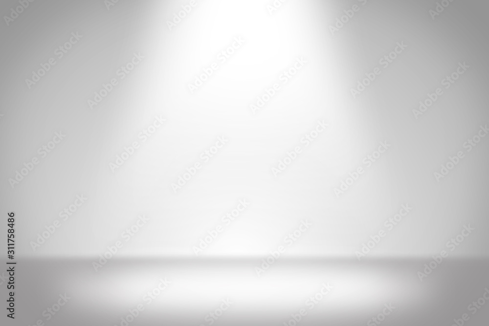 Poster grey gradient abstract background with spotlights