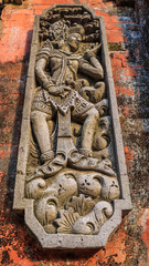 A beautiful view of Tirta Empul temple in Bali, Indonesia.