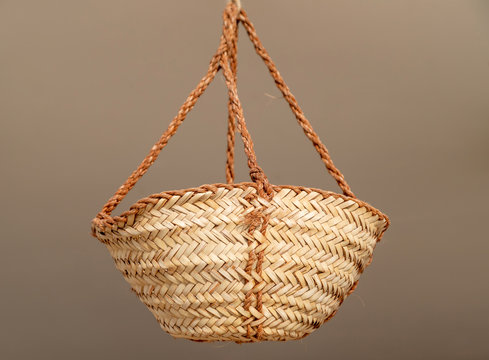Traditional UAE handmade weaved basket