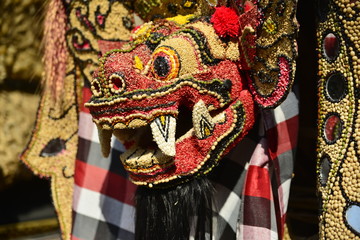 A beautiful view of hindu temple in Bali, Indonesia